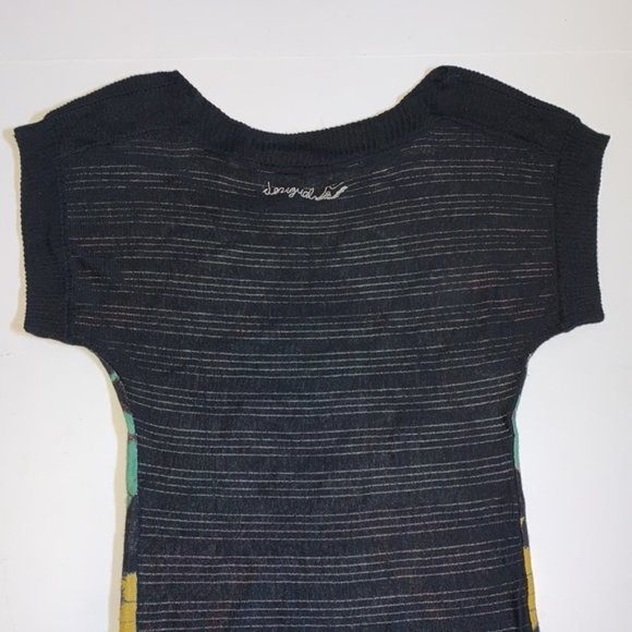 Desigual Charcoal Butterfly Dress - Women’s Size Small - Picture 5 of 11